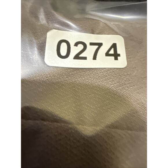 Leith-Womens Pull On Pant-Front Pleat Pockets Lightweight-Dark Taupe-Size L - Picture 14 of 14